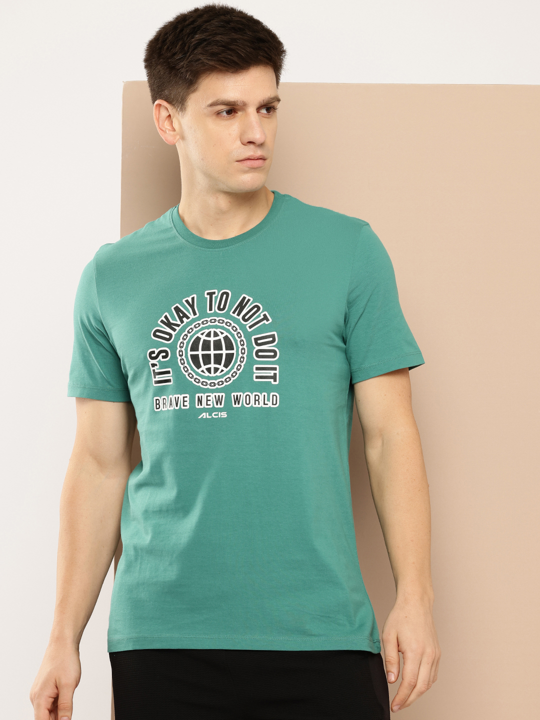 Men Typography Printed T-shirt