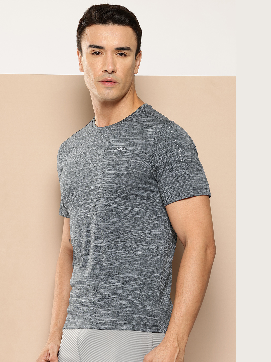Alcis Printed Slim Fit Sports Round Neck T-shirt (2)