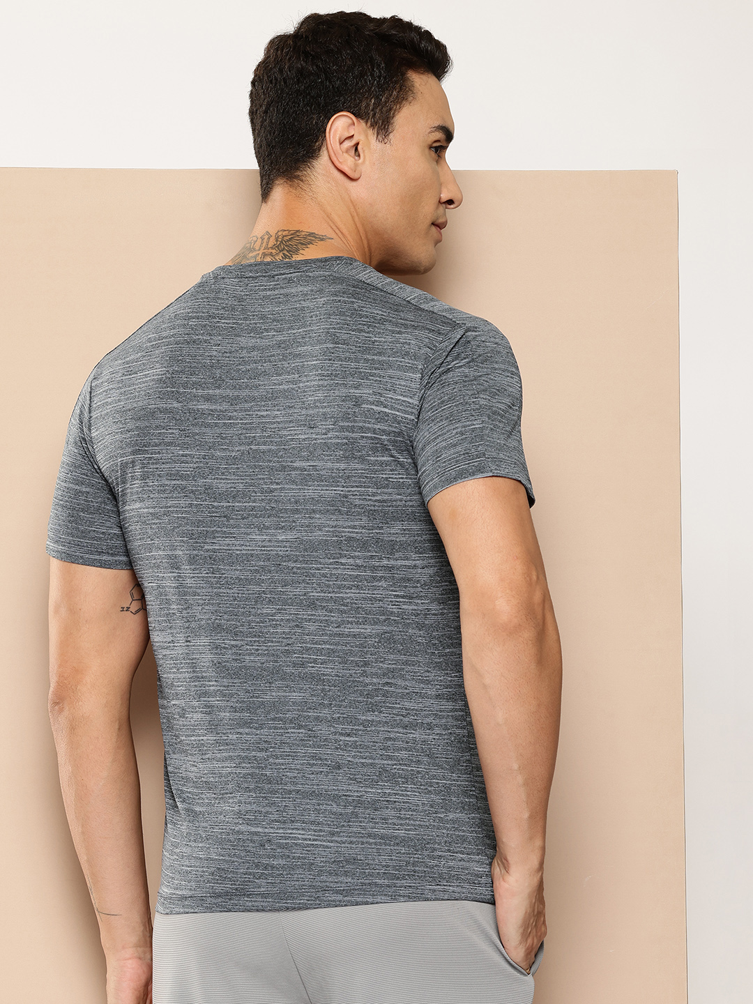 Alcis Printed Slim Fit Sports Round Neck T-shirt (3)
