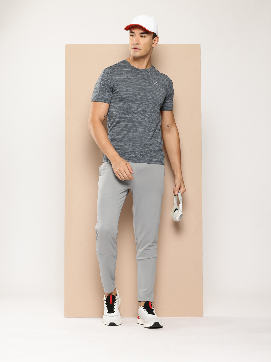 Alcis Printed Slim Fit Sports Round Neck T-shirt (4)