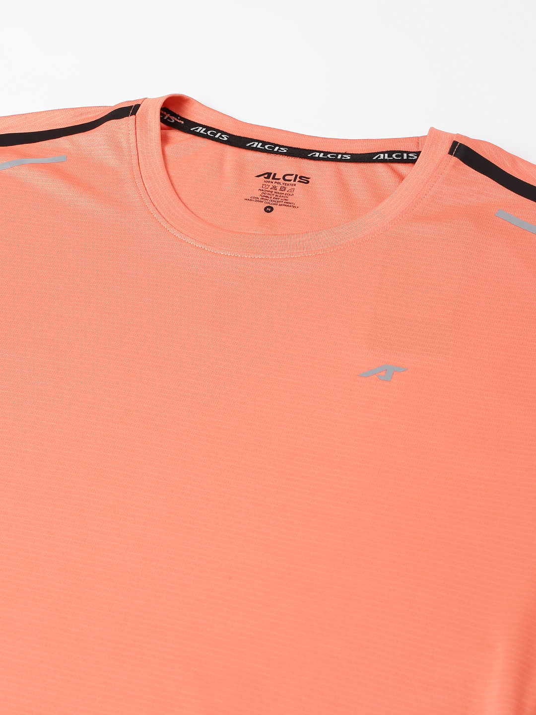 Alcis Round Neck Slim Fit Anti-Static T-Shirt (9)