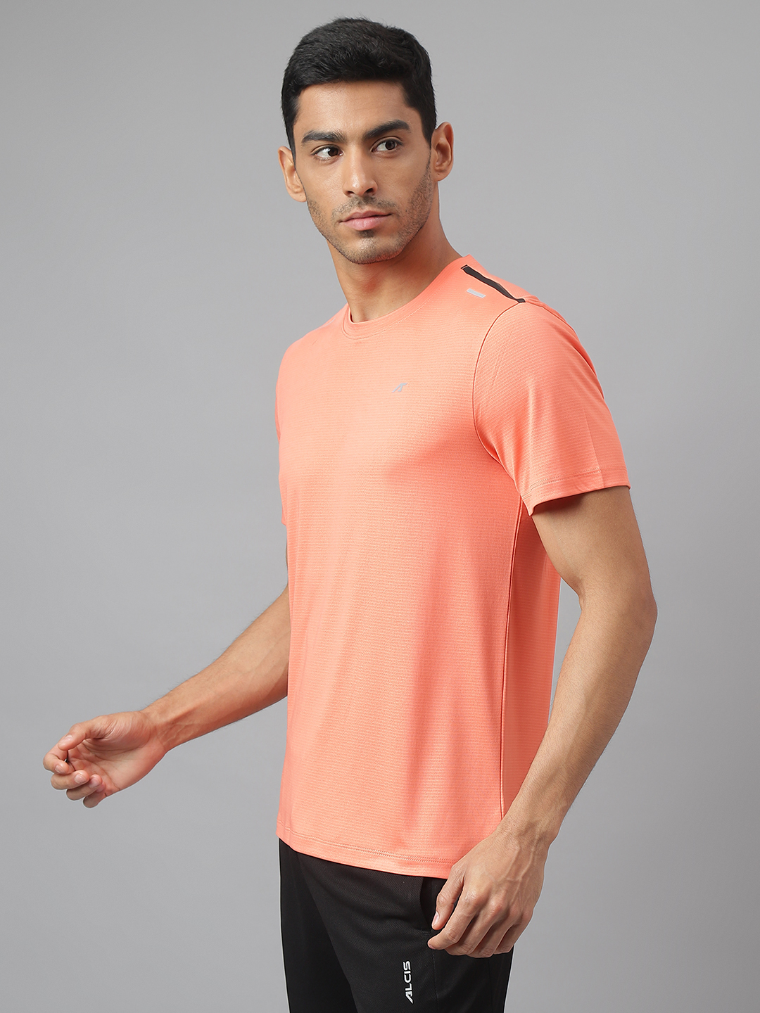 Alcis Round Neck Slim Fit Anti-Static T-Shirt (2)