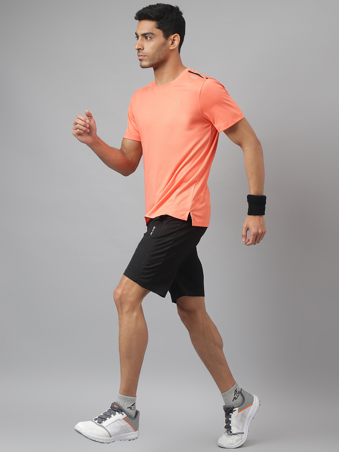 Alcis Round Neck Slim Fit Anti-Static T-Shirt (4)