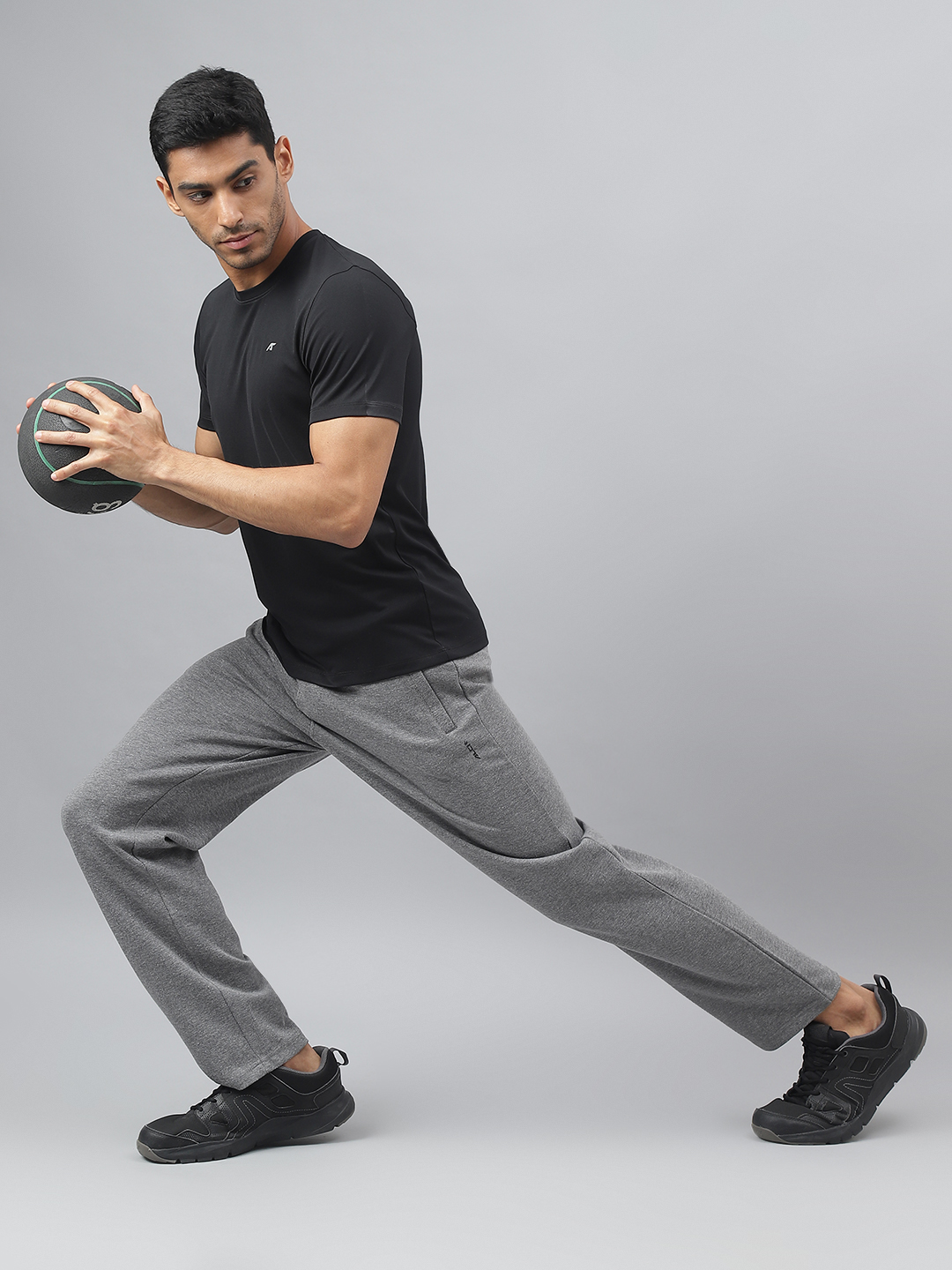 Alcis Round Neck Slim Fit Anti-Static T-Shirt (4)
