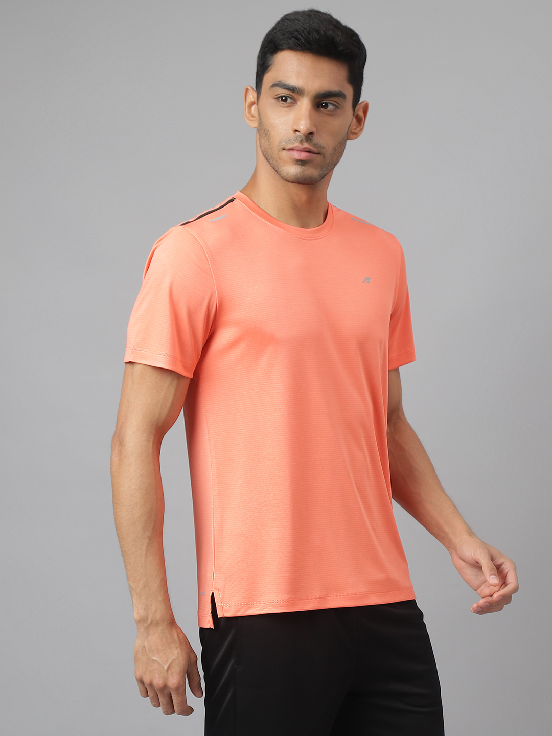 Alcis Round Neck Slim Fit Anti-Static T-Shirt (5)