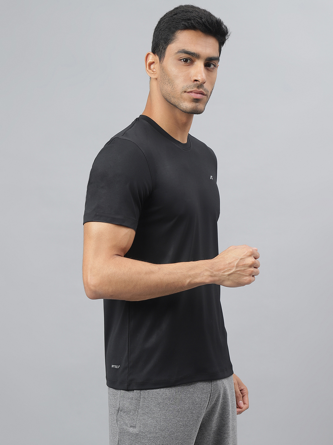 Alcis Round Neck Slim Fit Anti-Static T-Shirt (5)
