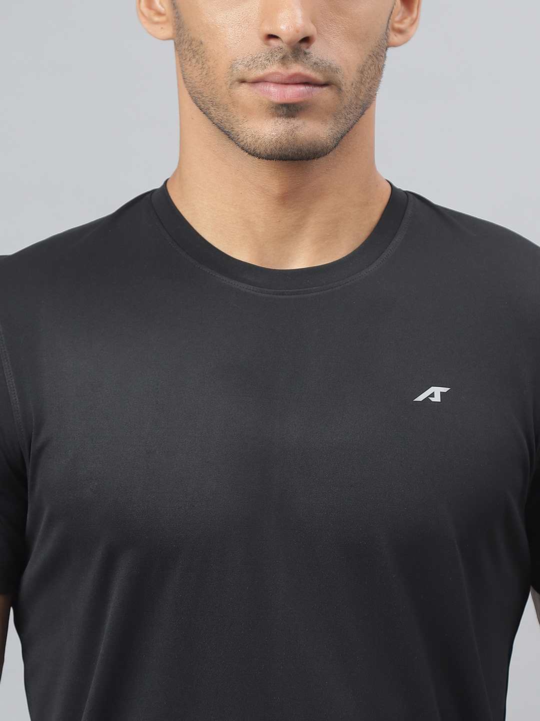 Alcis Round Neck Slim Fit Anti-Static T-Shirt (6)