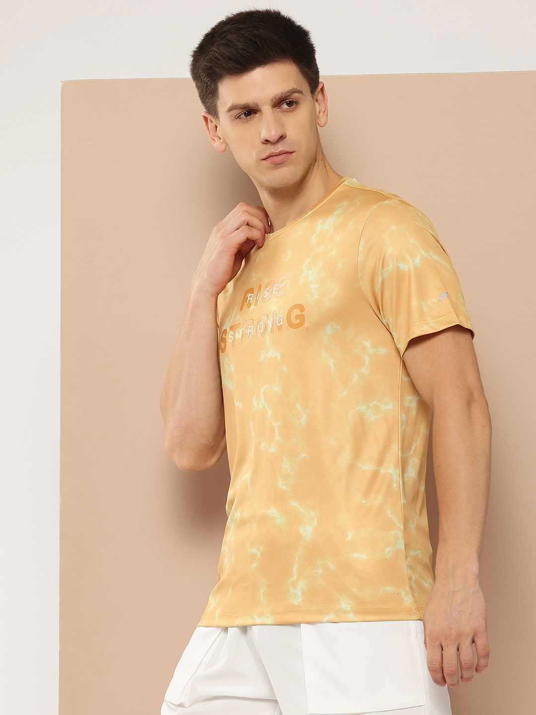 Alcis Tie & Dye Typography Printed Dri-FIT T-shirt (3)