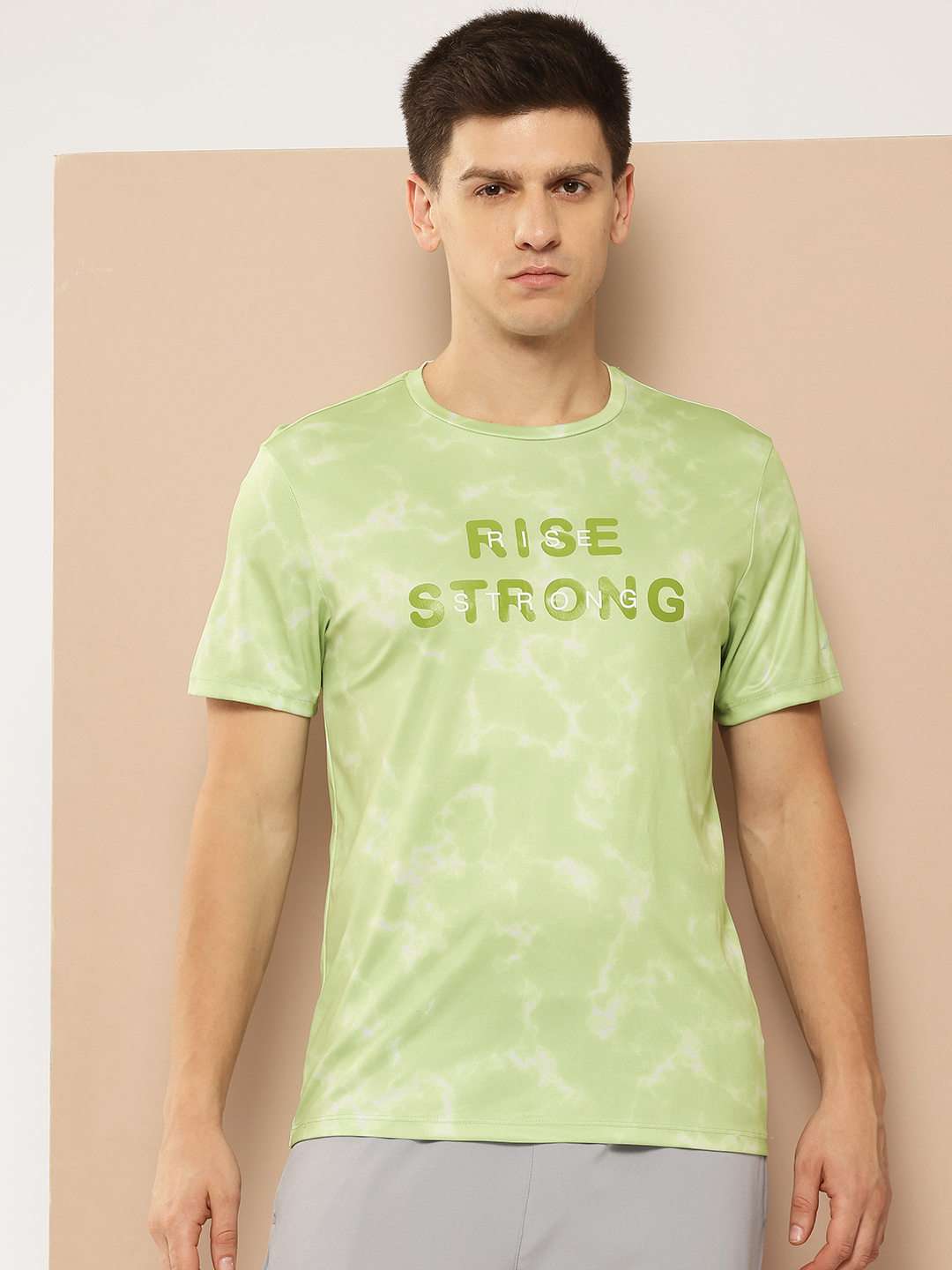 Tie & Dye Typography Printed Dri-FIT T-shirt