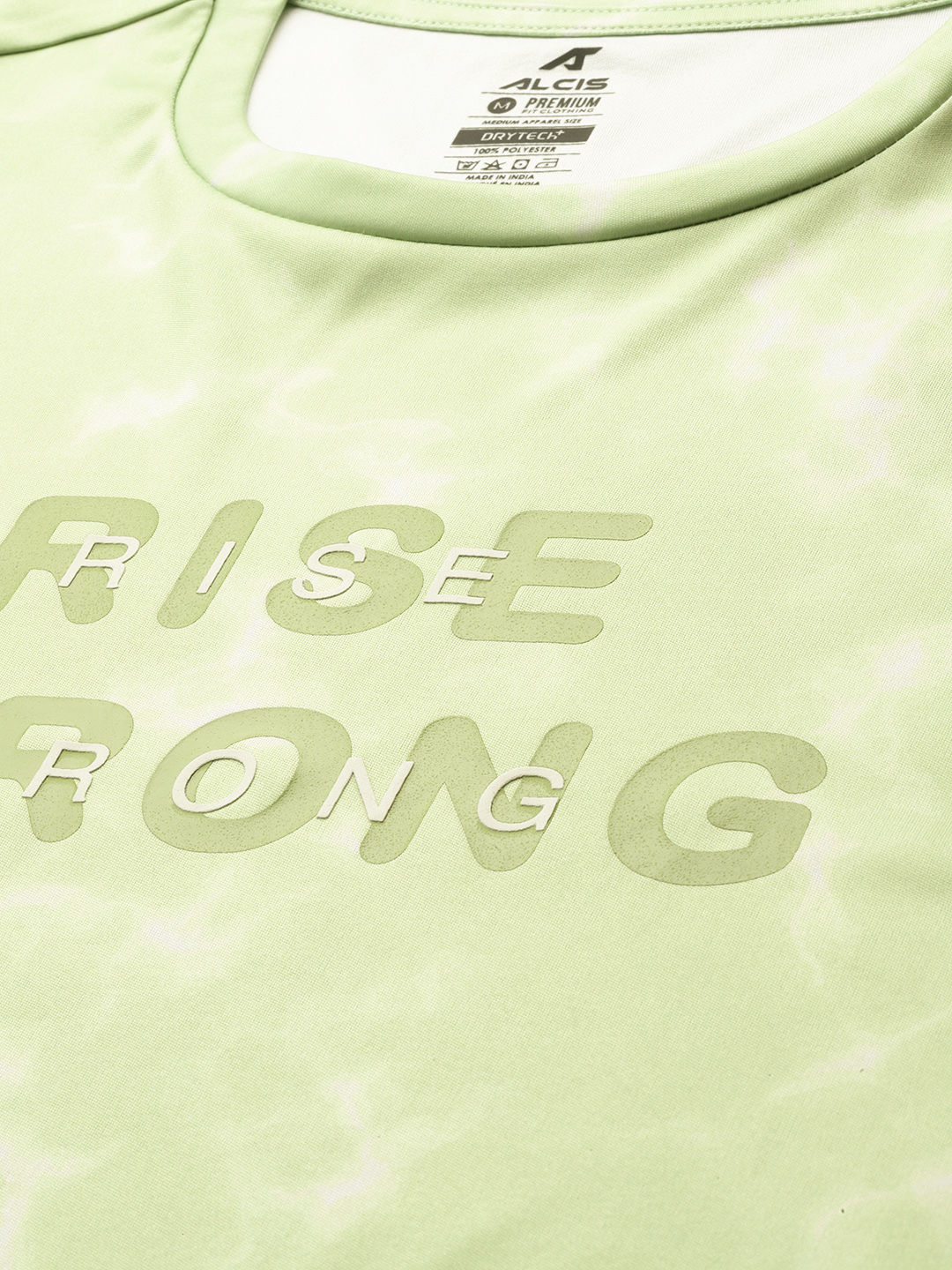 Alcis Tie & Dye Typography Printed Dri-FIT T-shirt (2)