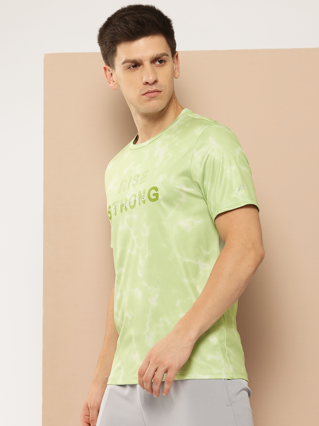 Alcis Tie & Dye Typography Printed Dri-FIT T-shirt (3)