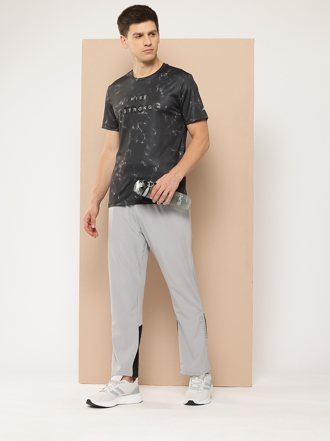 Alcis Tie & Dye Typography Printed Dri-FIT T-shirt (4)
