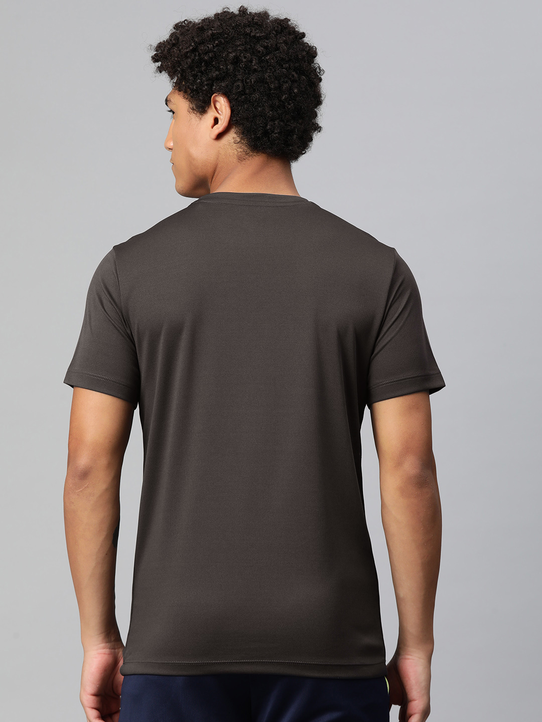 Alcis Typography Printed Anti Static Slim Fit Round Neck T-shirt (3)