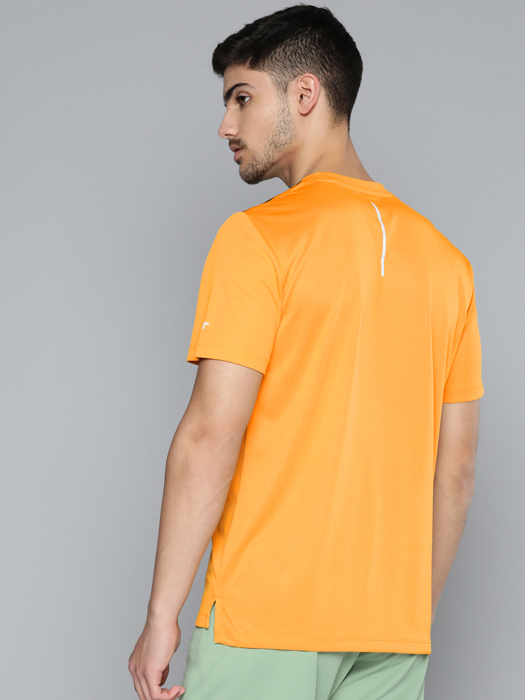 Alcis Typography Printed Anti Static Slim Fit Sports Round Neck T-shirt (3)