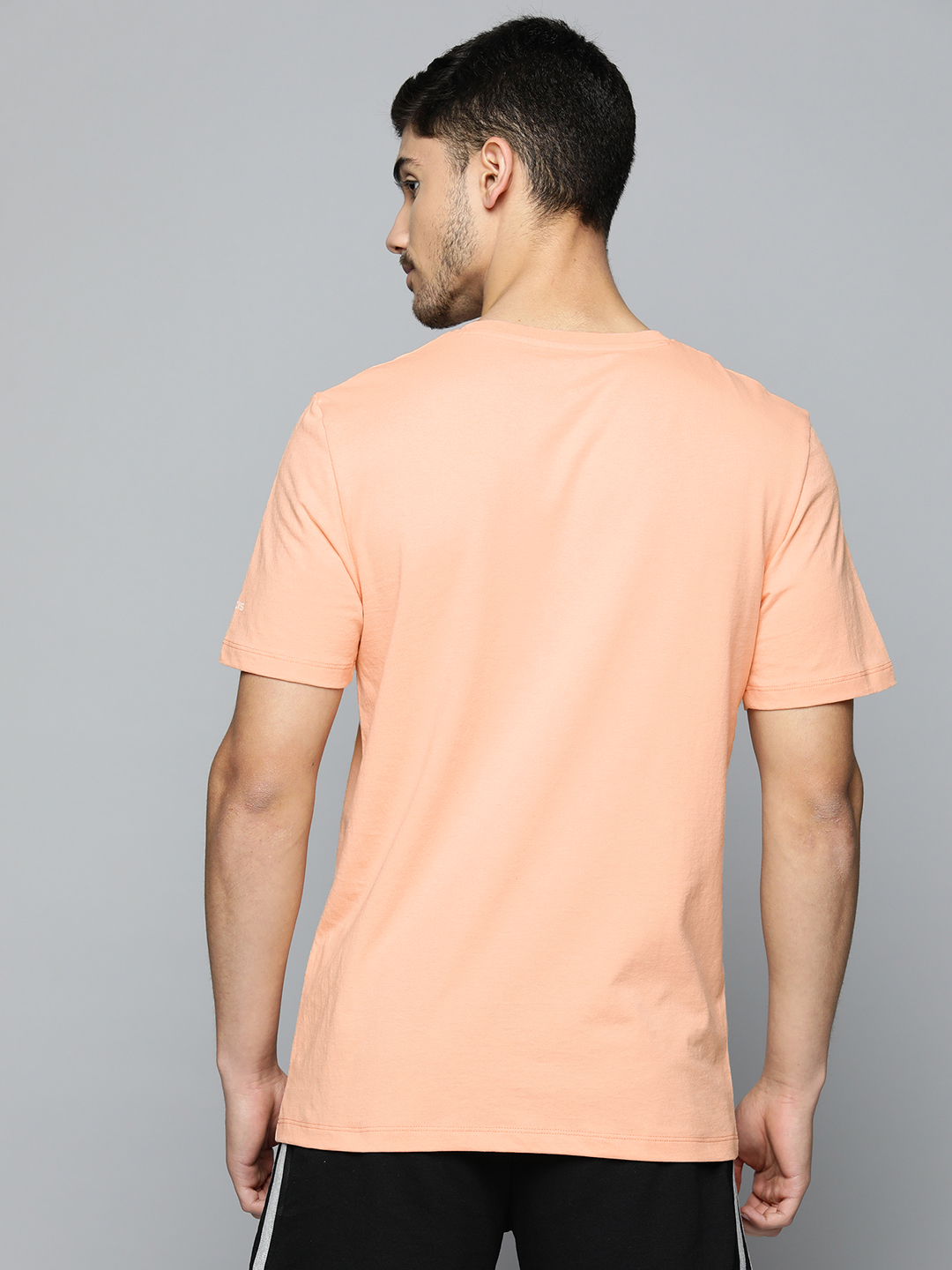 Alcis Typography Printed Anti Static Slim Fit Sports T-shirt (3)