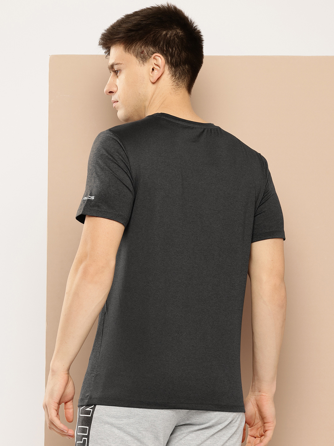 Alcis Typography Printed Anti Static Slim Fit T-shirt (3)