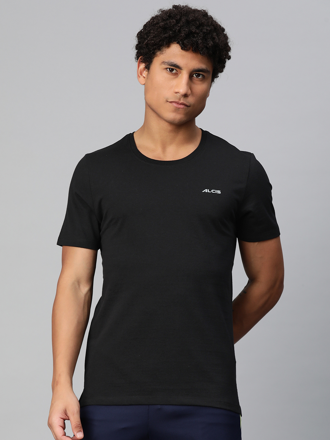 Alcis Typography Printed Anti Static T-shirt (2)