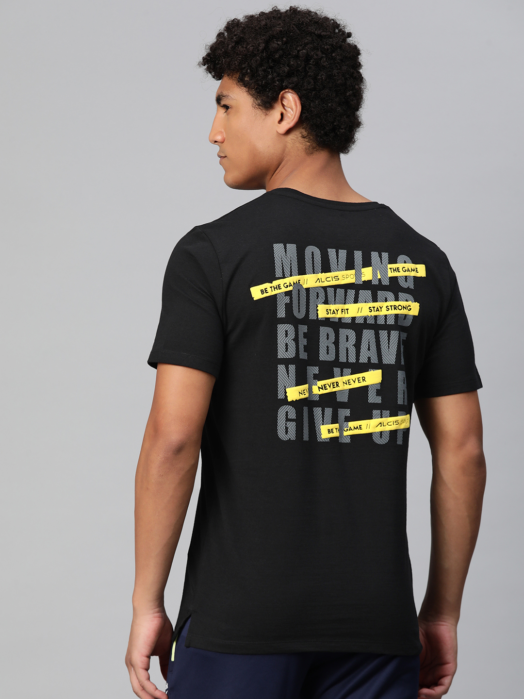 Typography Printed Anti Static T-shirt