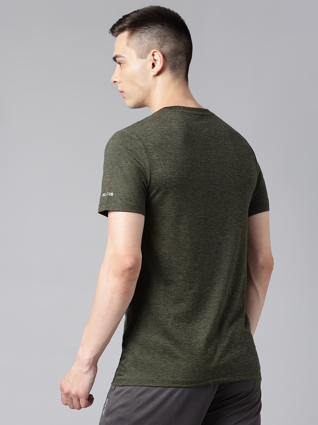 Alcis Typography Printed Dry Tech Slim Fit Round Neck T-shirt (3)
