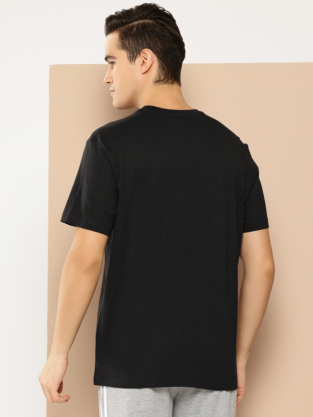 Alcis Typography Printed Slim Fit T-shirt (3)