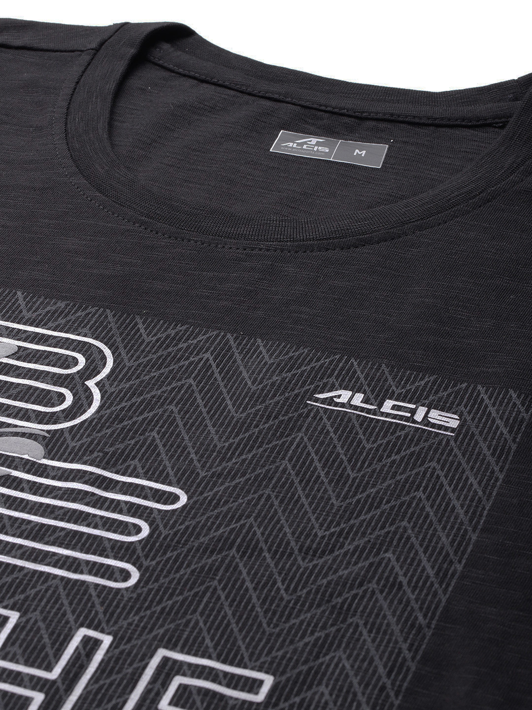Alcis Typography Printed Slim Fit T-shirt (5)