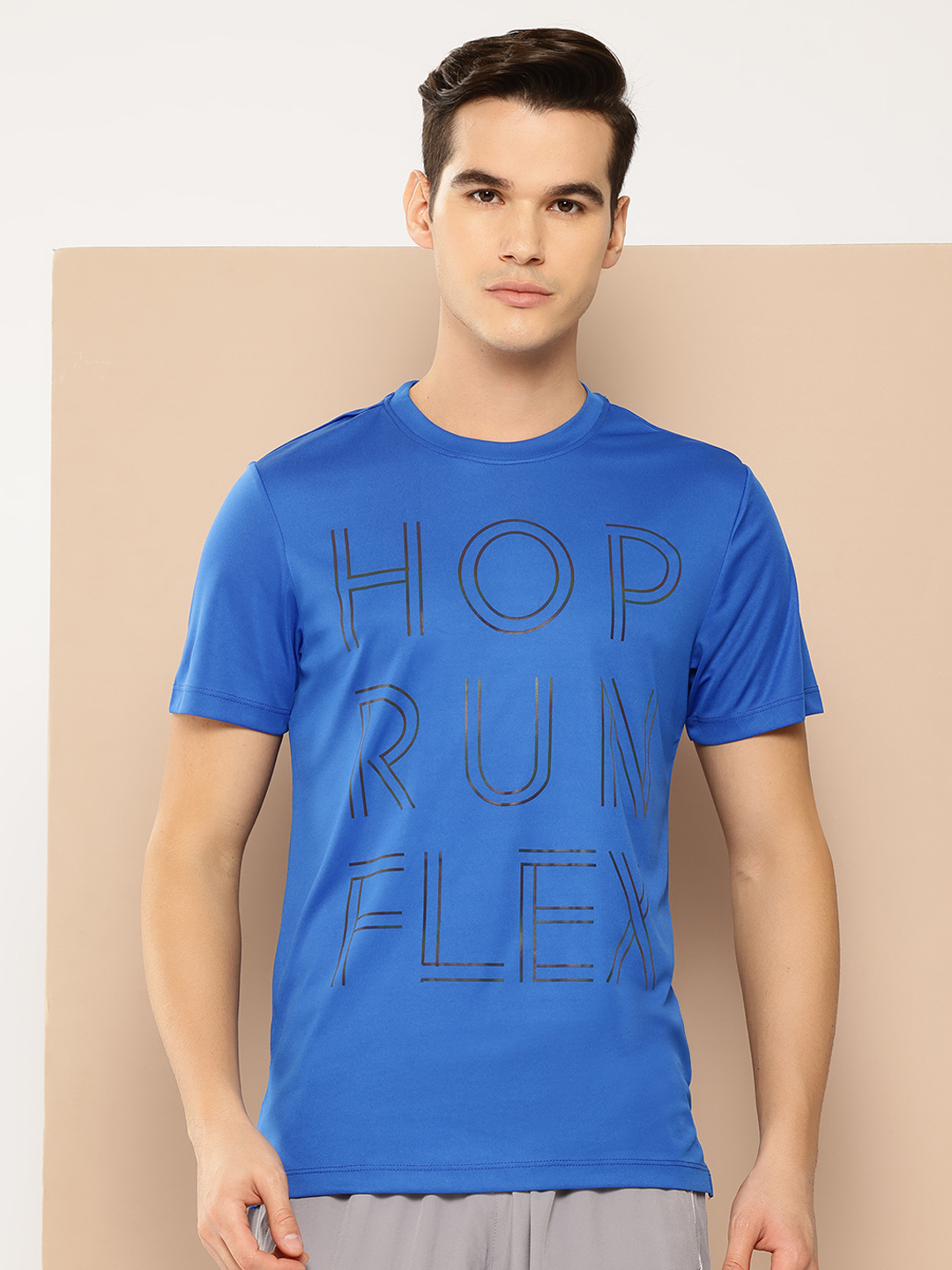 Alcis Typography Printed Slim Fit T-shirt (1)