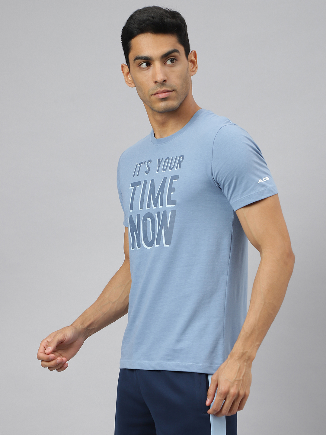Alcis Typography Printed Soft-Touch Sports T-shirt (2)