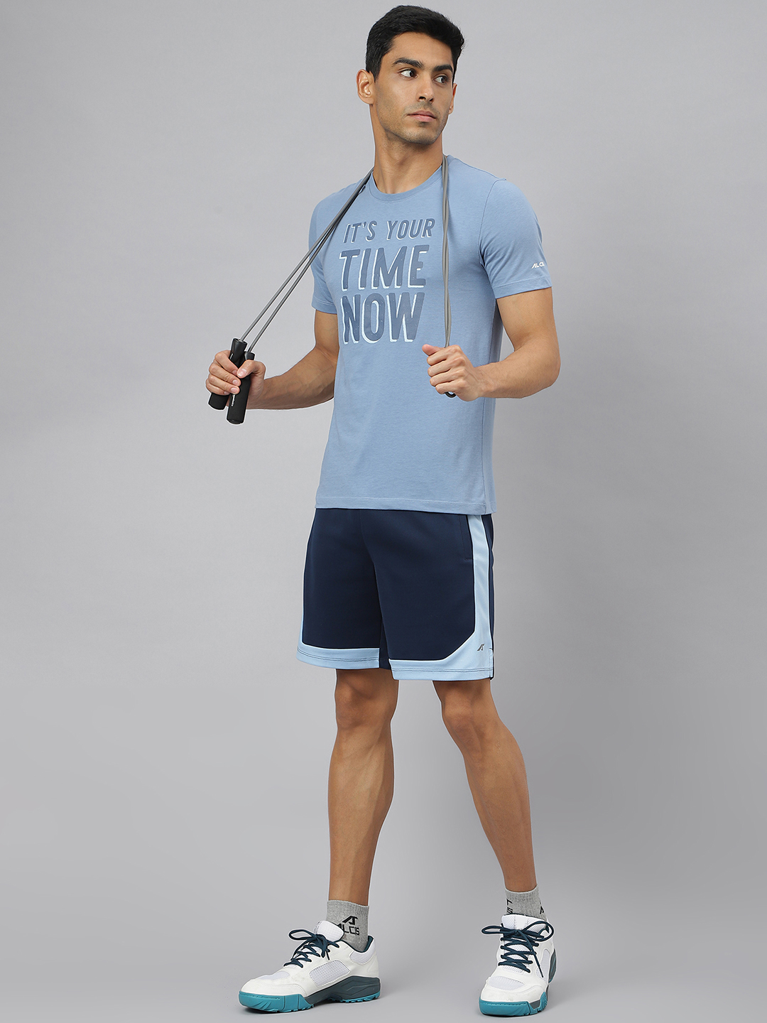 Alcis Typography Printed Soft-Touch Sports T-shirt (4)