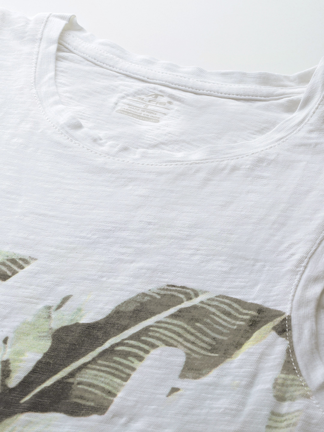 Alcis Typography Tropical Printed Pure Cotton Sports T-shirt (5)