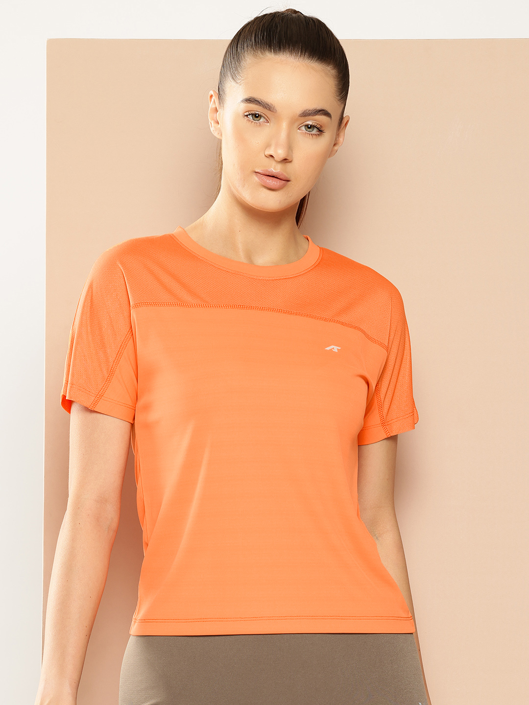 WoDry Tech Slim Fit Running Sports Round Neck T-shirt