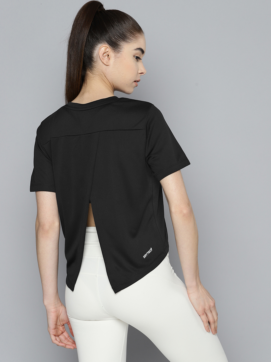 Alcis Women Anti Static Slim Fit Crop Sports T-shirt (3)