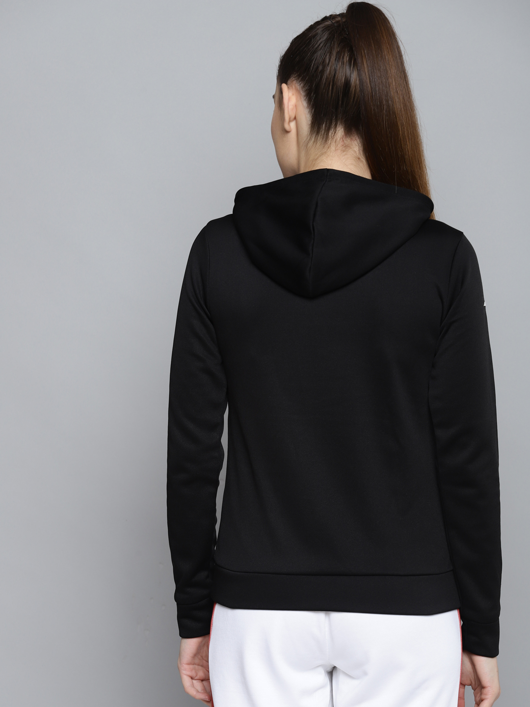 Alcis Women Black Hooded Sweatshirt (3)
