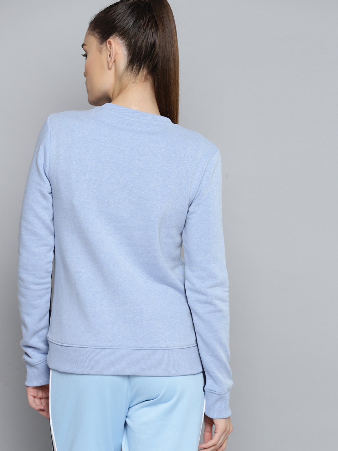 Alcis Women Blue Printed Sweatshirt (3)