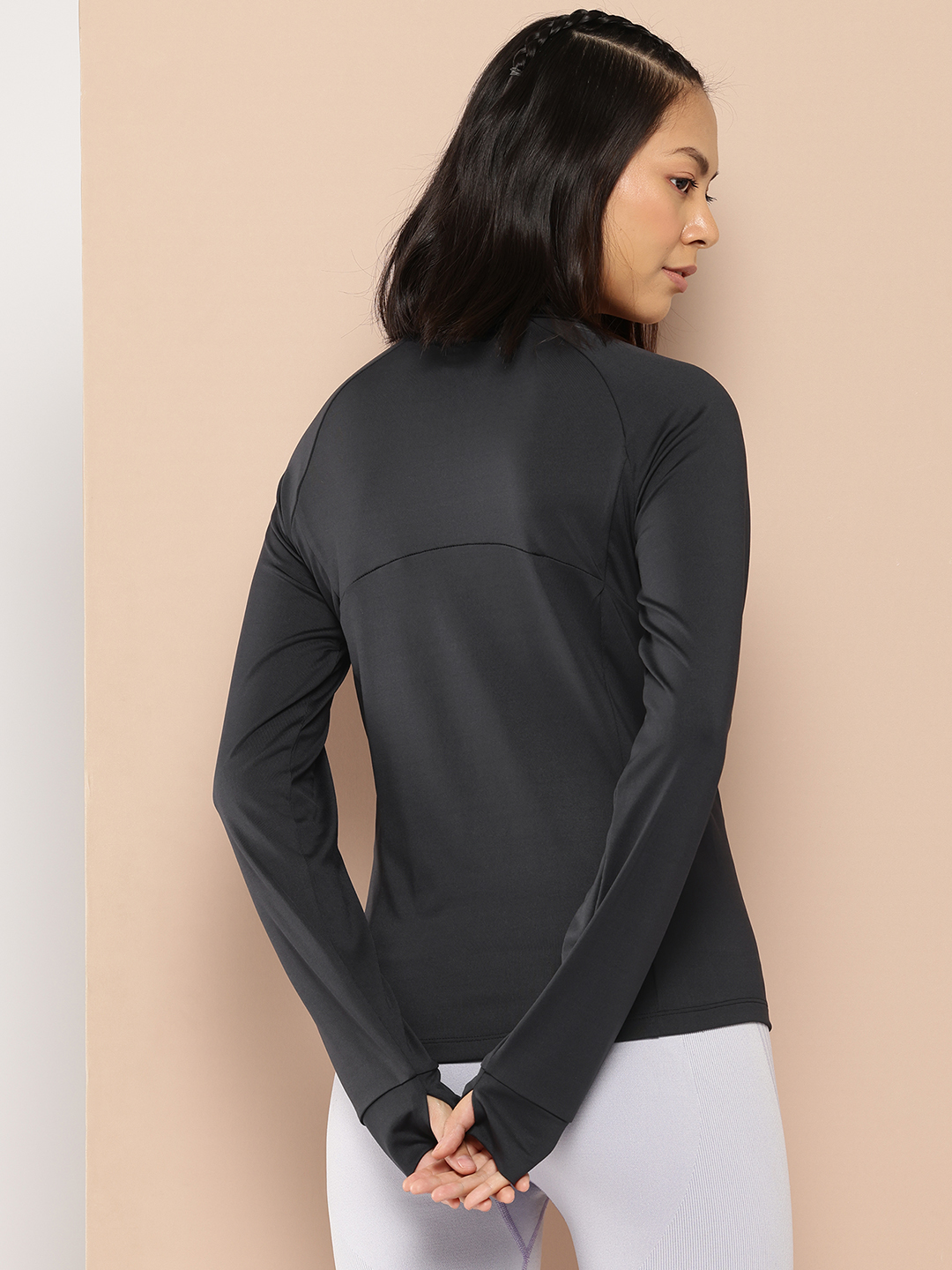 Alcis Women High Neck Slim Fit Sports T-shirt (3)