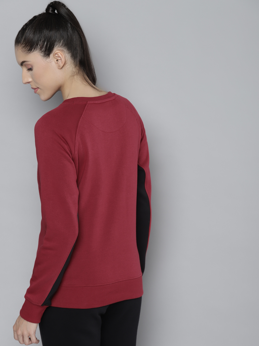 Alcis Women Maroon Sweatshirt (3)