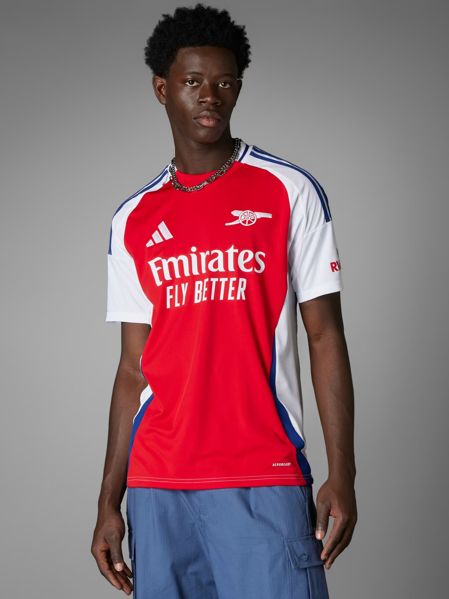 Men Adidas AFC Home Red Polyester Jersey