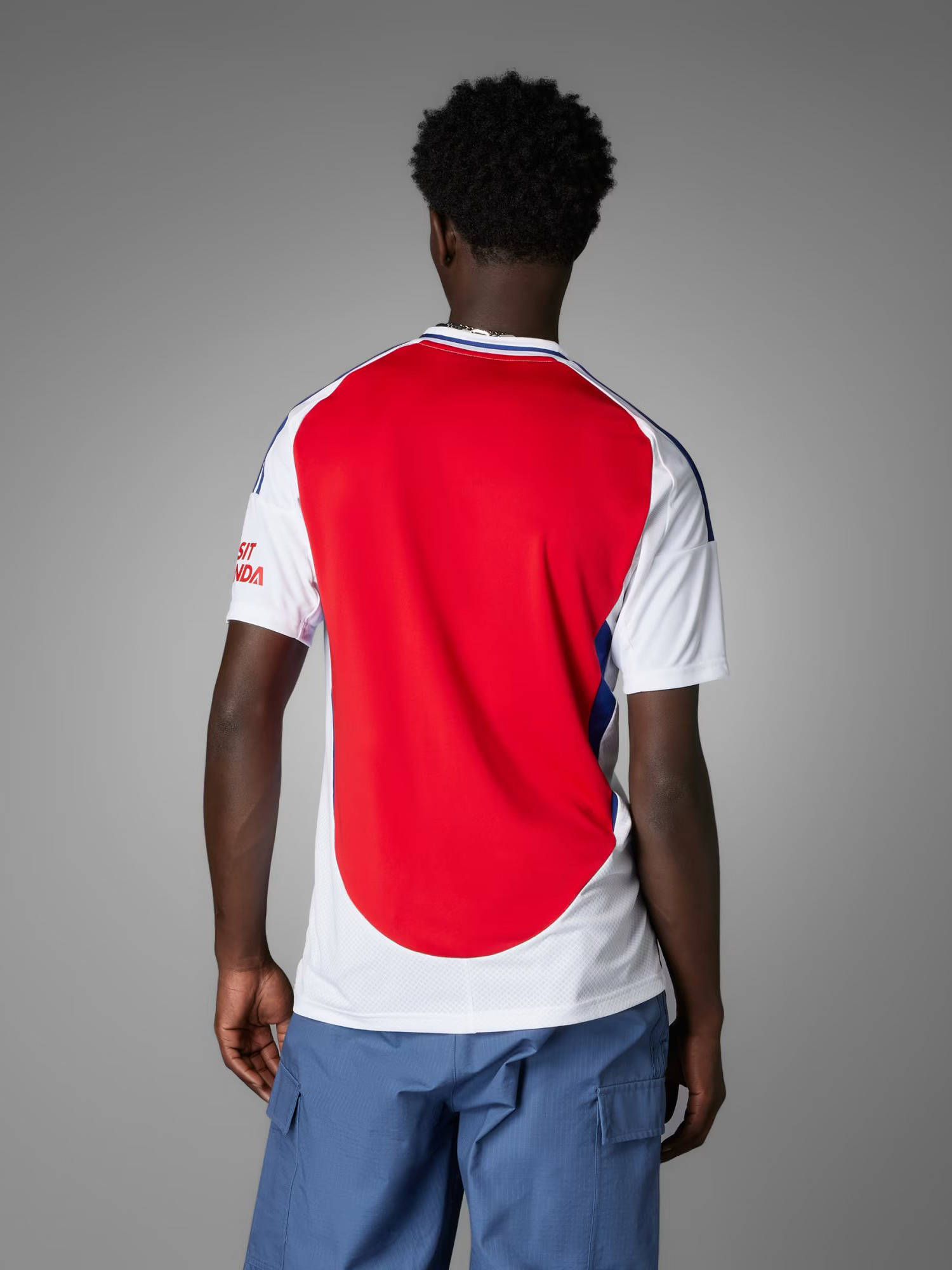 Arsenal F.C. Men Adidas AFC Home Red Polyester Jersey (2)