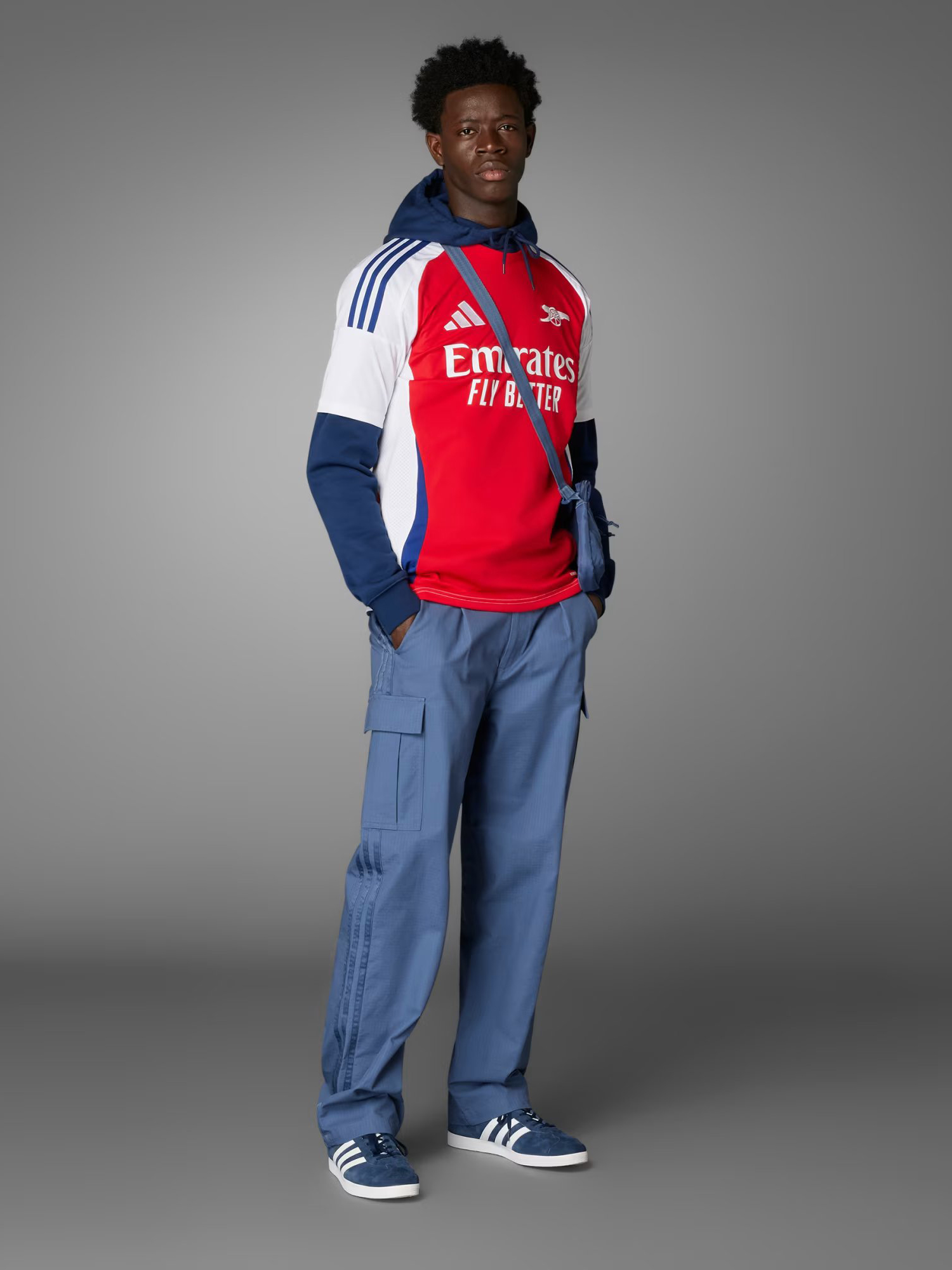Arsenal F.C. Men Adidas AFC Home Red Polyester Jersey (4)