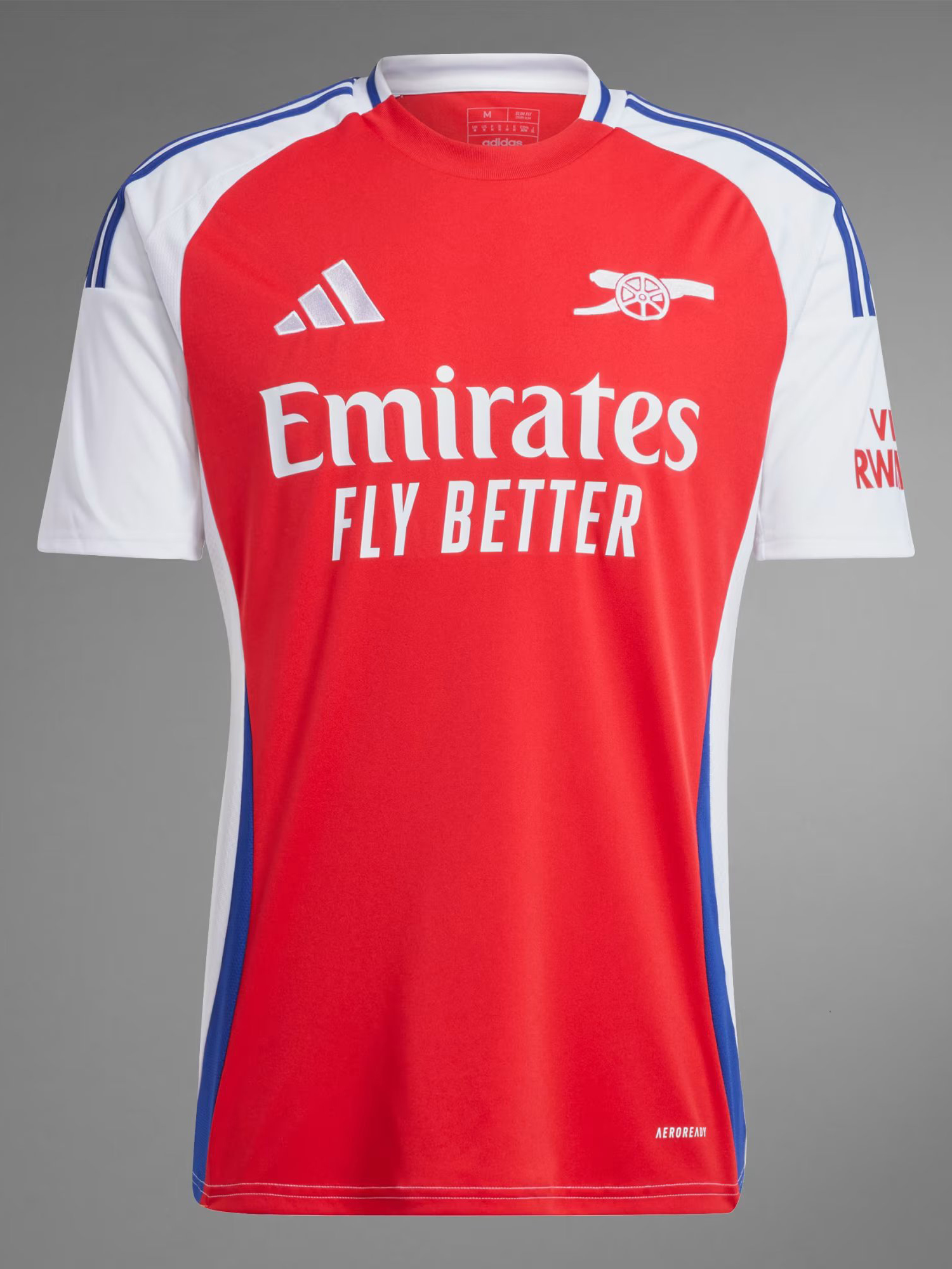 Arsenal F.C. Men Adidas AFC Home Red Polyester Jersey (9)