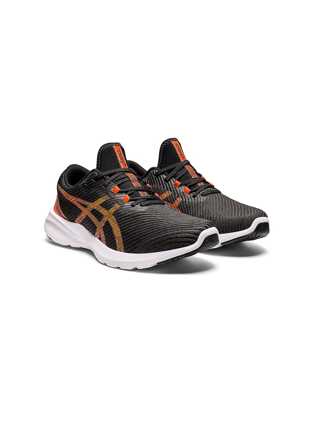 Asics Men Black & Orange Versablast Running Shoes (1)