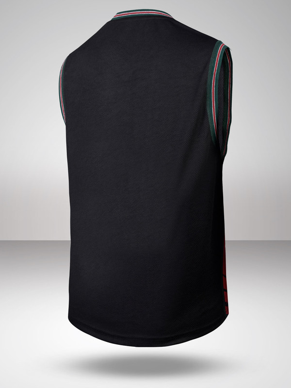 ATK Mohun Bagan F.C. Men Black Printed V-Neck Jerseys (2)