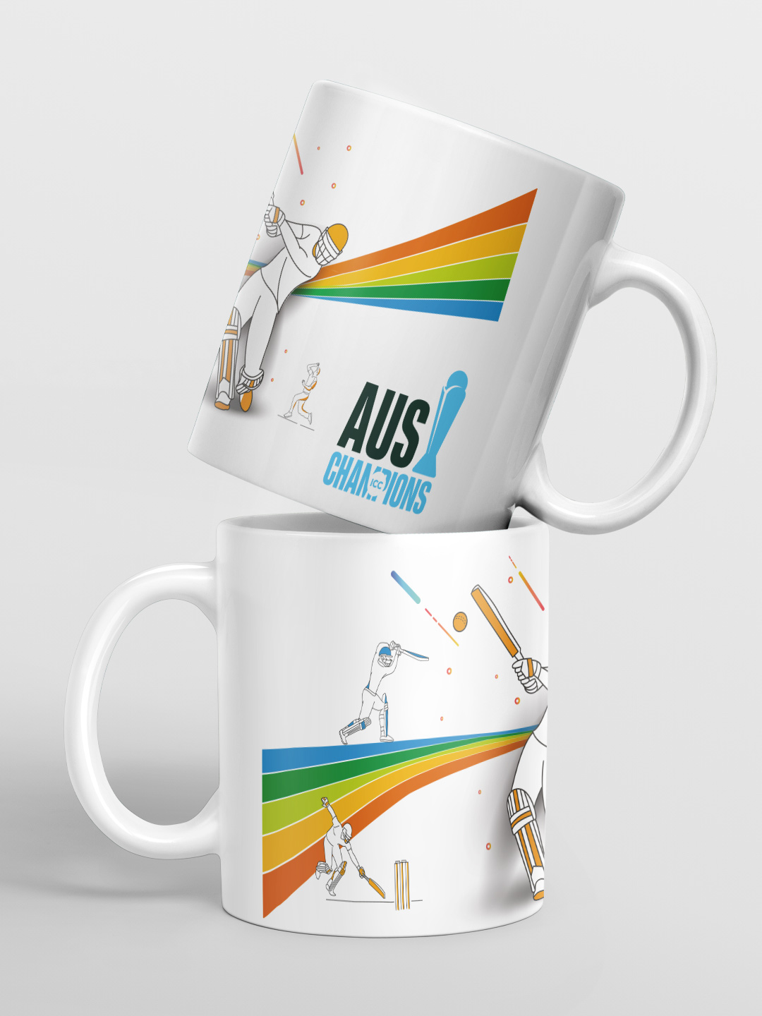 Australia ICC Champions Trophy 2025 - Ceramic Glossy Printed Mug, Microwave and Dishwasher Safe, Tea and Coffee Mug - 32