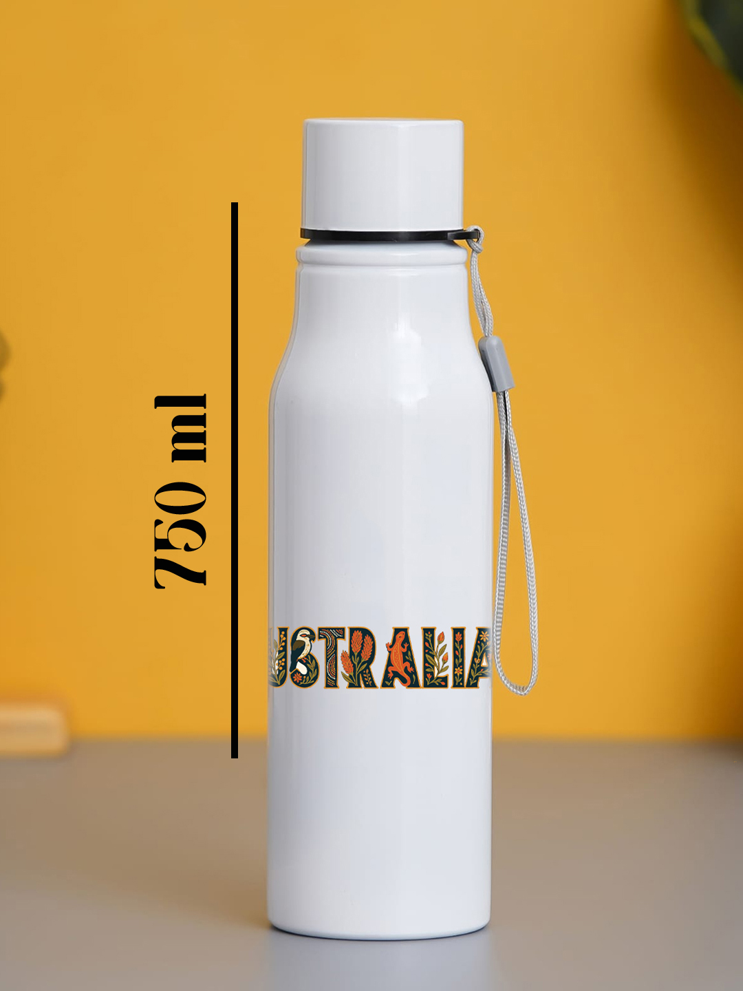 Australia ICC Women's Cricket World Cup 2025 Single Walled, Easy to Carry, Leak-Proof, Rust Free, Stainless Steel Bottle (3)