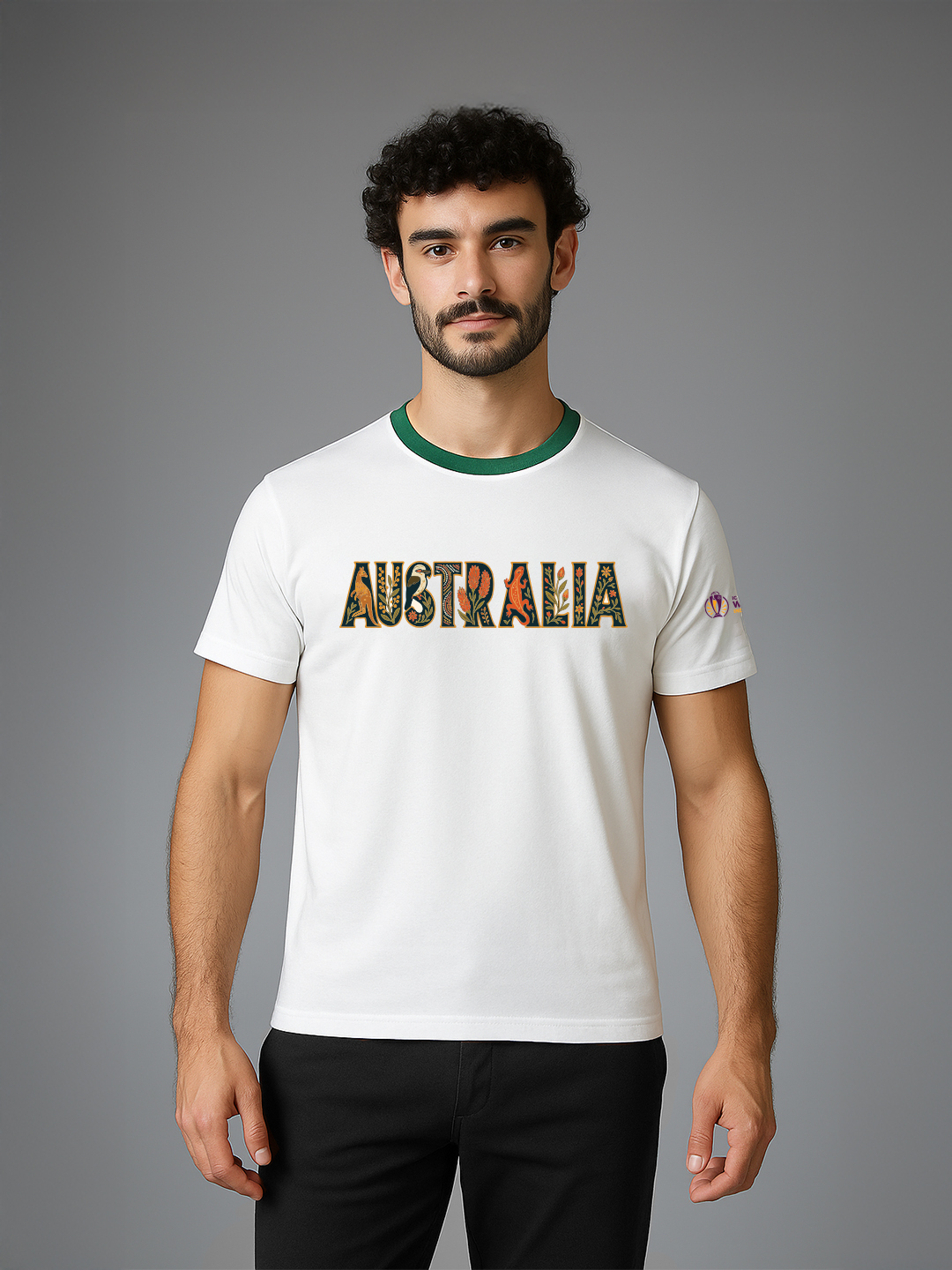 Australia ICC Women's Cricket World Cup 2025 Unisex White Graphic Printed T-Shirt (3)