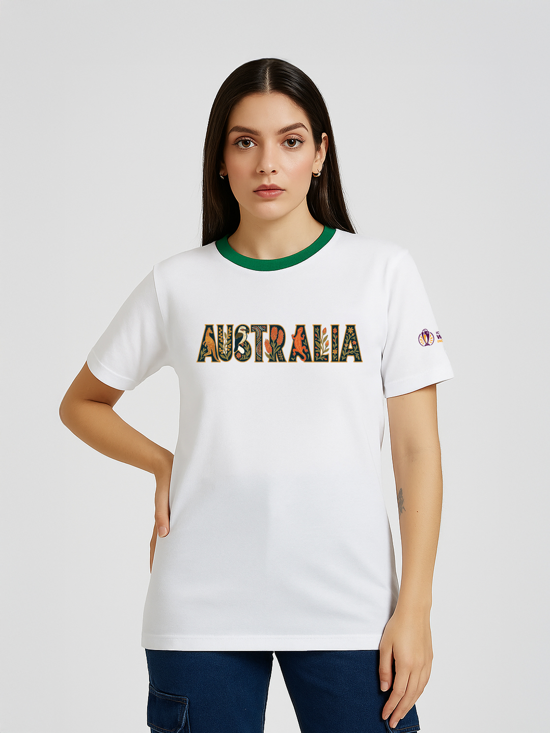 ICC Women's Cricket World Cup 2025 Unisex White Graphic Printed T-Shirt