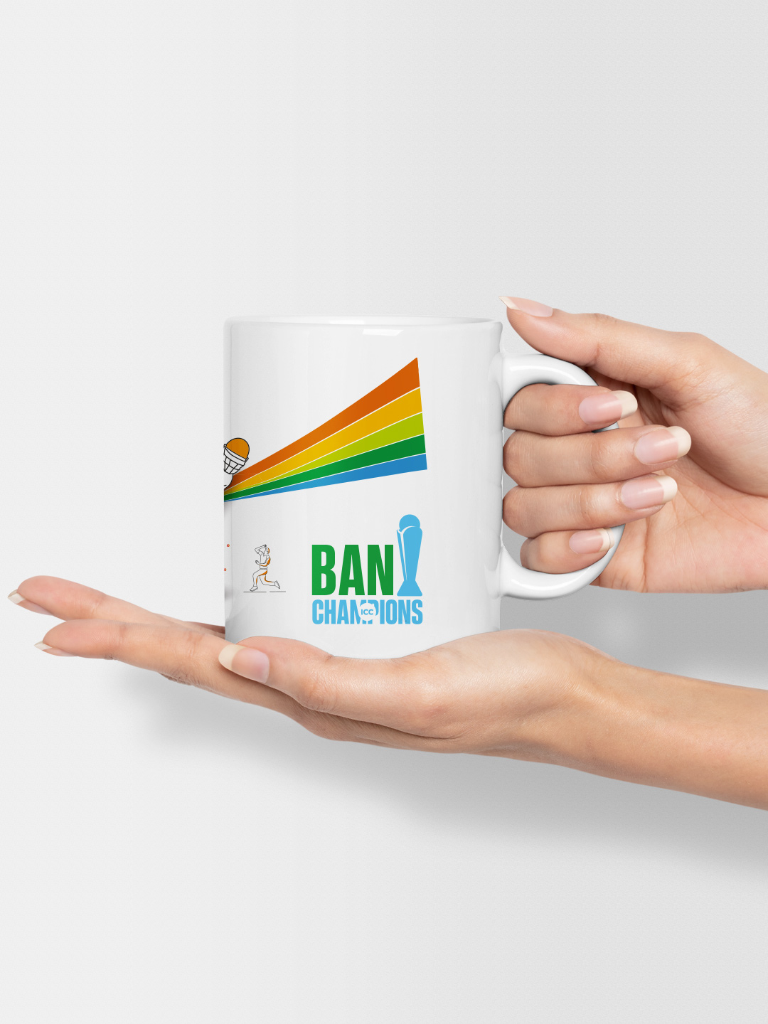 Bangladesh ICC Champions Trophy 2025 - Ceramic Glossy Printed Mug, Microwave and Dishwasher Safe, Tea and Coffee Mug - 3 (4)
