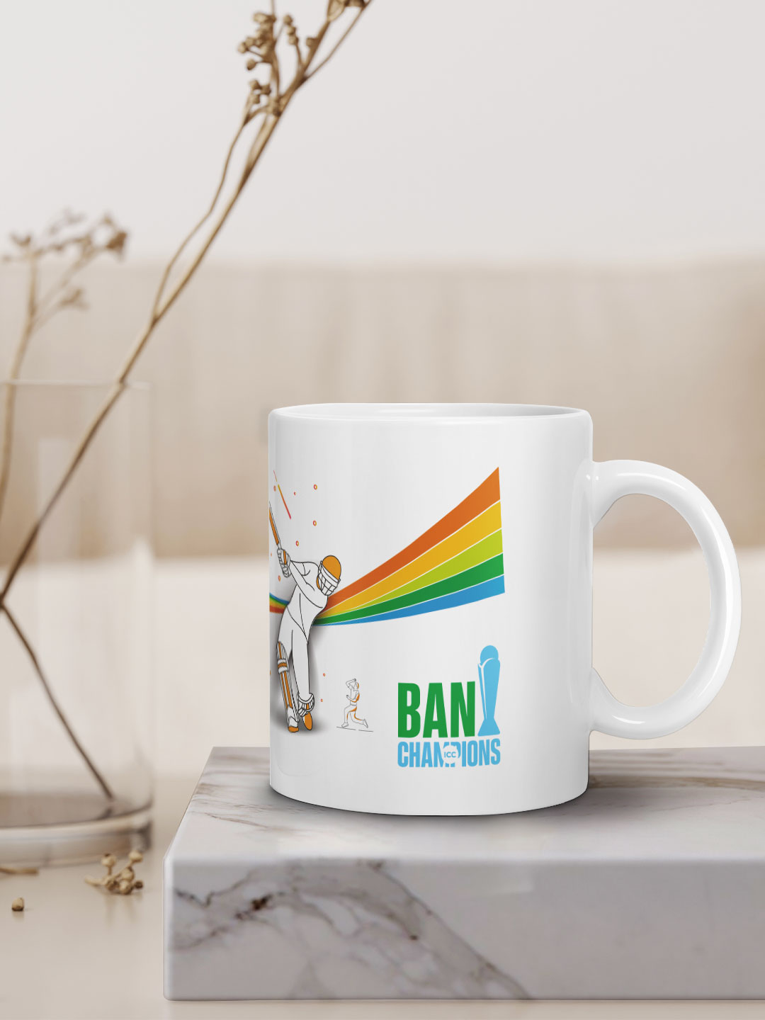 Bangladesh ICC Champions Trophy 2025 - Ceramic Glossy Printed Mug, Microwave and Dishwasher Safe, Tea and Coffee Mug - 3 (7)