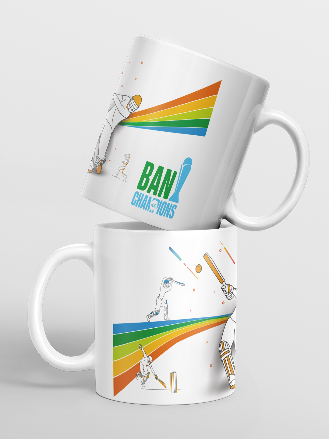 Bangladesh ICC Champions Trophy 2025 - Ceramic Glossy Printed Mug, Microwave and Dishwasher Safe, Tea and Coffee Mug - 3 (1)