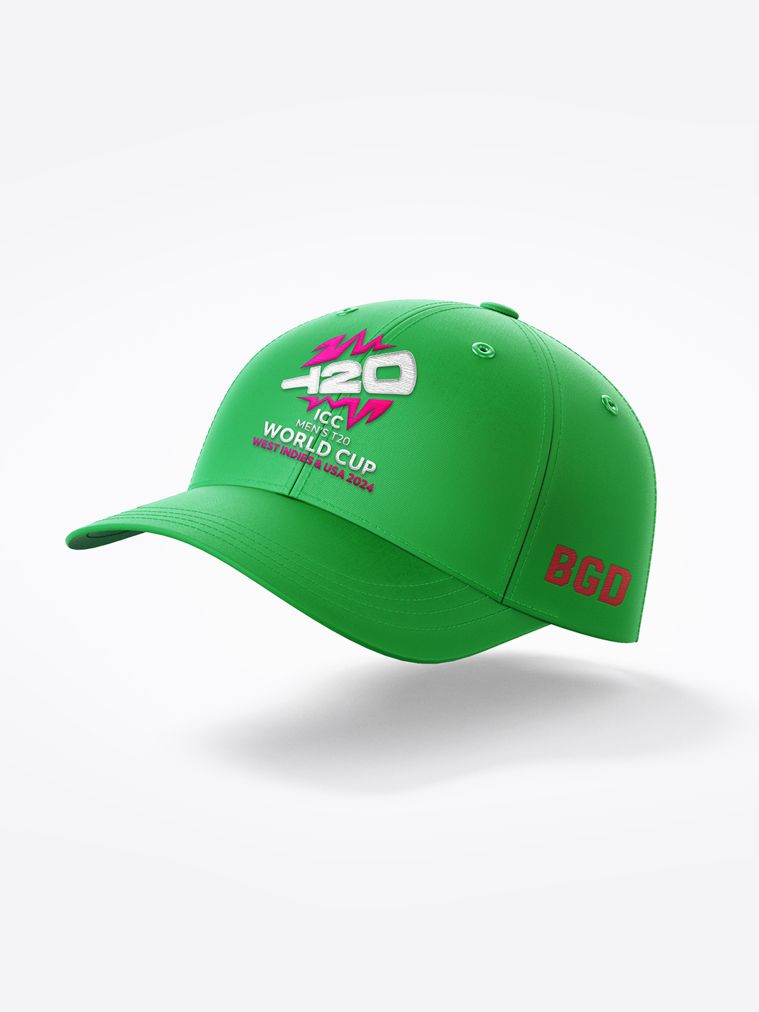 Bangladesh ICC Men's T20 WC-24 Green Embroidered Team Bangladesh Baseball Cap (1)