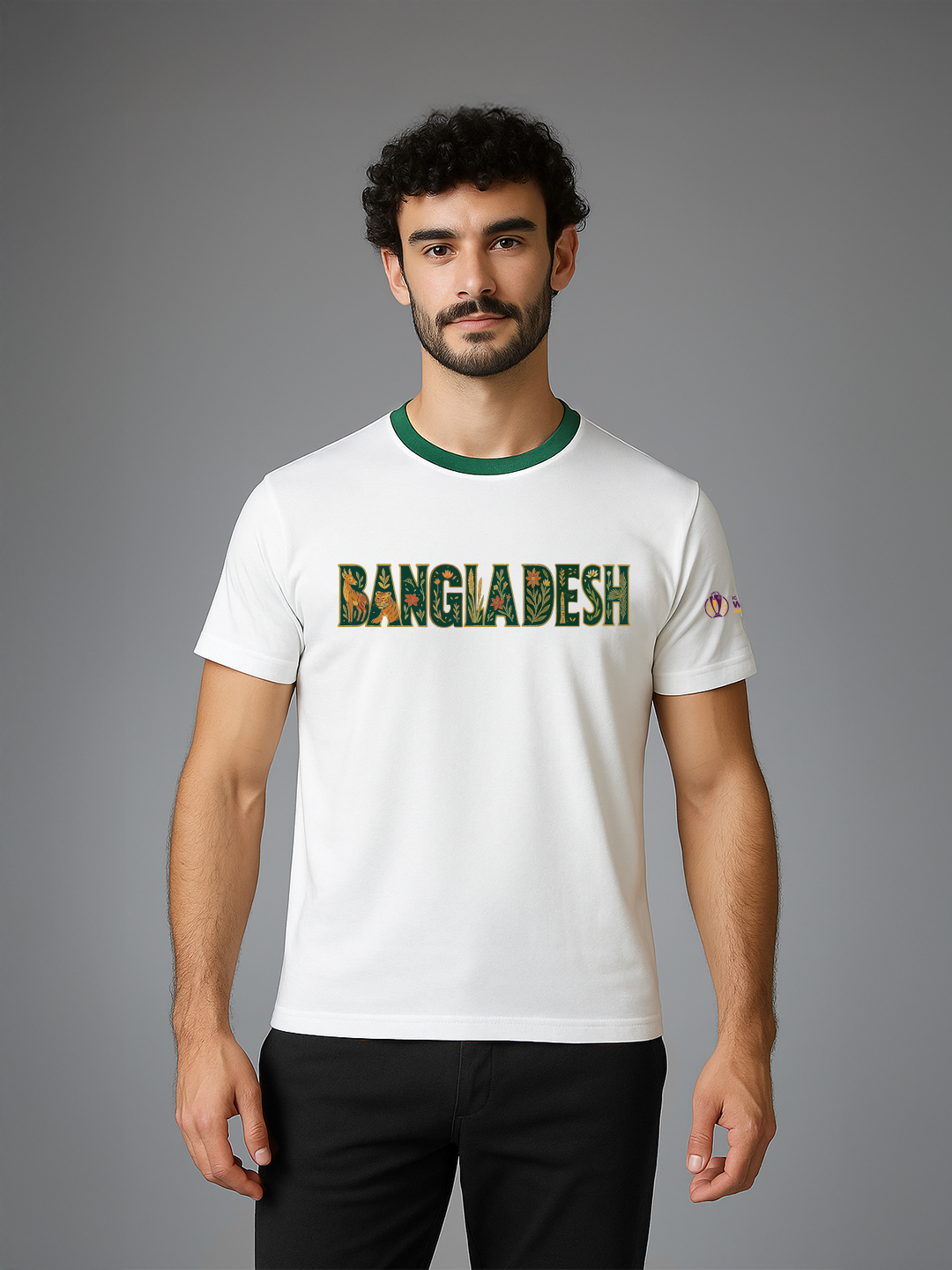 Bangladesh ICC Women's Cricket World Cup 2025 Unisex White Graphic Printed T-Shirt (3)